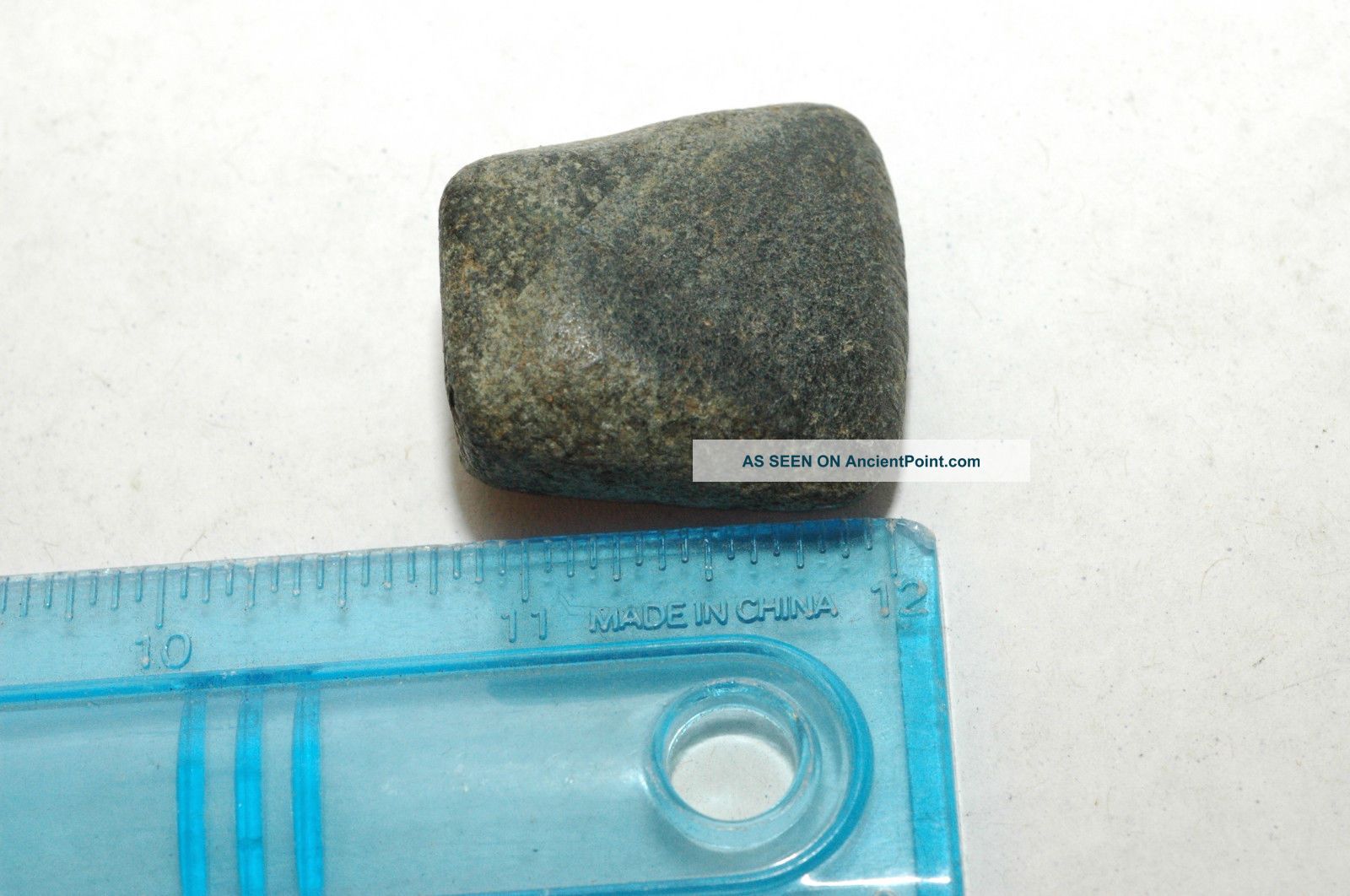 Pre - Columbian Carved Jade Black Stone Celt Axe Belize 200b.  C - 200a.  D.  Caa - 202 The Americas photo