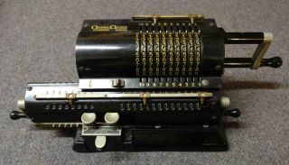 Antique Swedish Mechanical Pin - Wheel Calculator - Odhner Model 27 photo