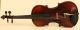 Old Fine Violin Labeled Geissenhof 1809 Geige Violon Violine Violino Viola Fiddl String photo 1