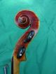 Old German Violin Wilhelm Durrschmidt Markneukirchen 1924flamey String photo 2