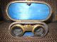 Antique French Academie Optique Opera Binoculars W/case Optical photo 8