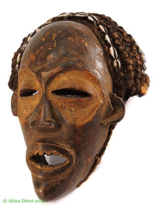 Chokwe Mask Mwana Pwo Congo Angola Africa photo