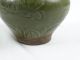 Antique Thai Sawankhalok Ginger Pot Incised Green Celadon Glaze Fish Motifs Pots photo 7