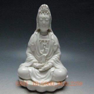 Chinese Dehua Porcelain Handwork Statues - - Guanyin photo