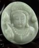 Light Green 100 Natural A Jade Jadeite Pendant Goddess Of Mercy B34 Necklaces & Pendants photo 1