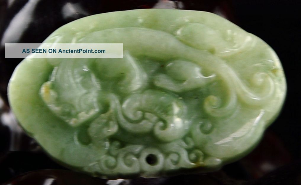 Light Green 100 Natural A Jade Jadeite Pendant Ru Yi B34 Necklaces & Pendants photo