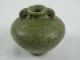 Antique Thai Sawankhalok Medicine Pot Incised Green Celadon Glaze Fish Motifs Pots photo 3