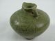 Antique Thai Sawankhalok Medicine Pot Incised Green Celadon Glaze Fish Motifs Pots photo 4