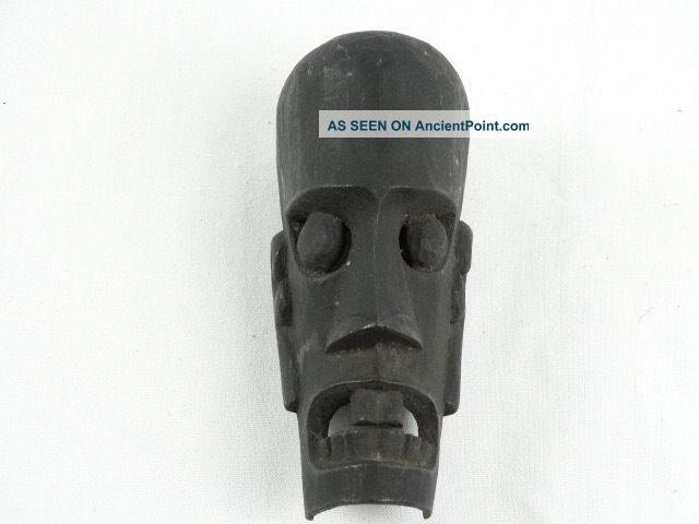 Small Indonesian Tribal Spirit Ancestor Mask Batak Sumatra Indonesia Pacific Islands & Oceania photo