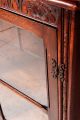 Vintage Oak Bookcase Glazed Display Cabinet Jaycee Priory Old Charm Style 1900-1950 photo 3
