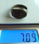 Ancient Post - Medieval Bronze Seal - Ring (709). Other photo 4