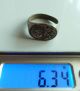 Ancient Post - Medieval Bronze Seal - Ring (634). Other photo 3