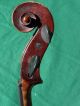 Antique 19th Century Violin Branded Lupot Grafted C.  1820 Repaired Syracuse 1882 String photo 3