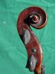 Antique 19th Century Violin Branded Lupot Grafted C.  1820 Repaired Syracuse 1882 String photo 4
