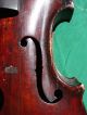 Antique 19th Century Violin Branded Lupot Grafted C.  1820 Repaired Syracuse 1882 String photo 8