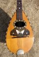 1900 ' S Wood Mandolin Bowlback Butterfly Design With Case String photo 2