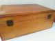 Vintage Oak Wood Jointed Box Chest Boxes photo 5
