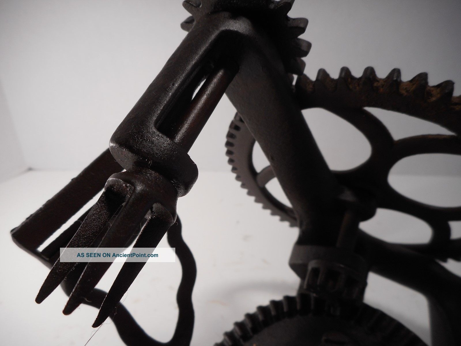 Antique Centennial Apple Peeler / Parer Patent Keystone Hardware Mfg Co Rare Primitives photo