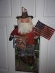 Primitive 20 In.  Uncle Sam - Rusty Ole Doll - Americana - 4th Of July 25 Primitives photo 2