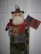 Primitive 20 In.  Uncle Sam - Rusty Ole Doll - Americana - 4th Of July 25 Primitives photo 3
