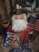 Primitive 20 In.  Uncle Sam - Rusty Ole Doll - Americana - 4th Of July 25 Primitives photo 4