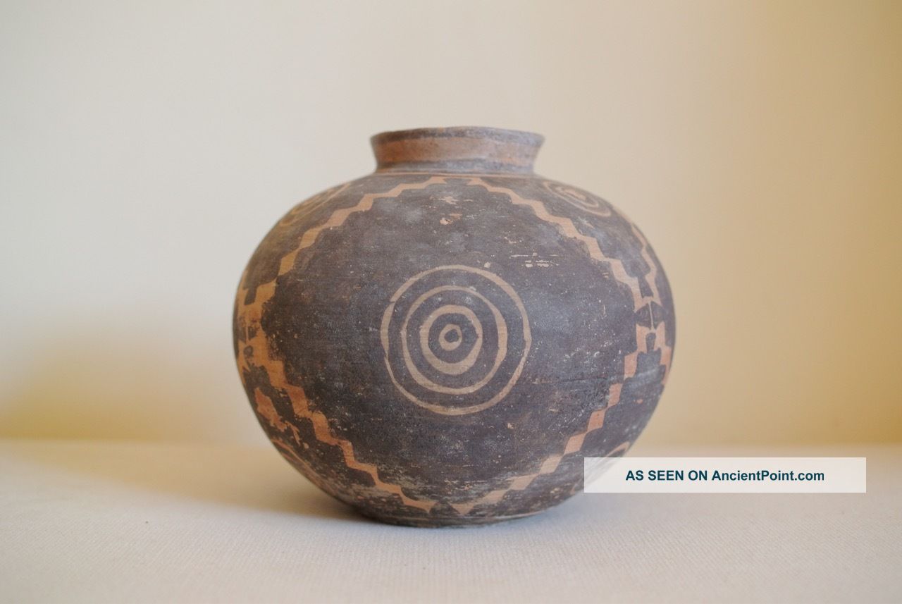 Ancient Antique Indus Valley Terracotta Potery Vase Bowl Pakistan Near Eastern photo