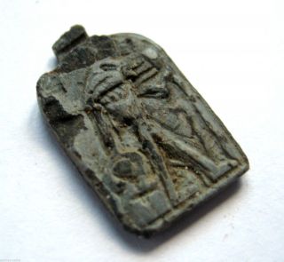C.  2300 B.  C Ancient Egypt - Old Kingdom - Vi Dynasty Stone Horus Amulet Pendant photo