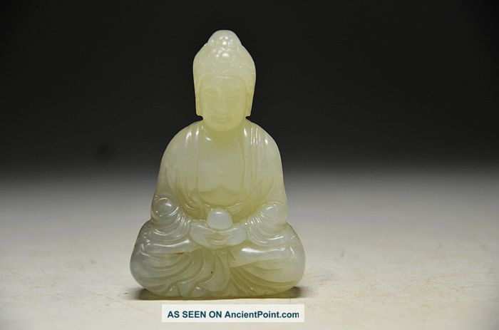Delicate Chinese Old Jade Hand Carved Pendant - - Men D5 Necklaces & Pendants photo