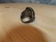 Antique/ancient Turkish Ottoman Mens Ring 90 Silver With Onyx Islamic photo 10