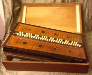 C.  Austin Rosewood & Figured Maple Melodeon Lap Organ Circa 1835 photo