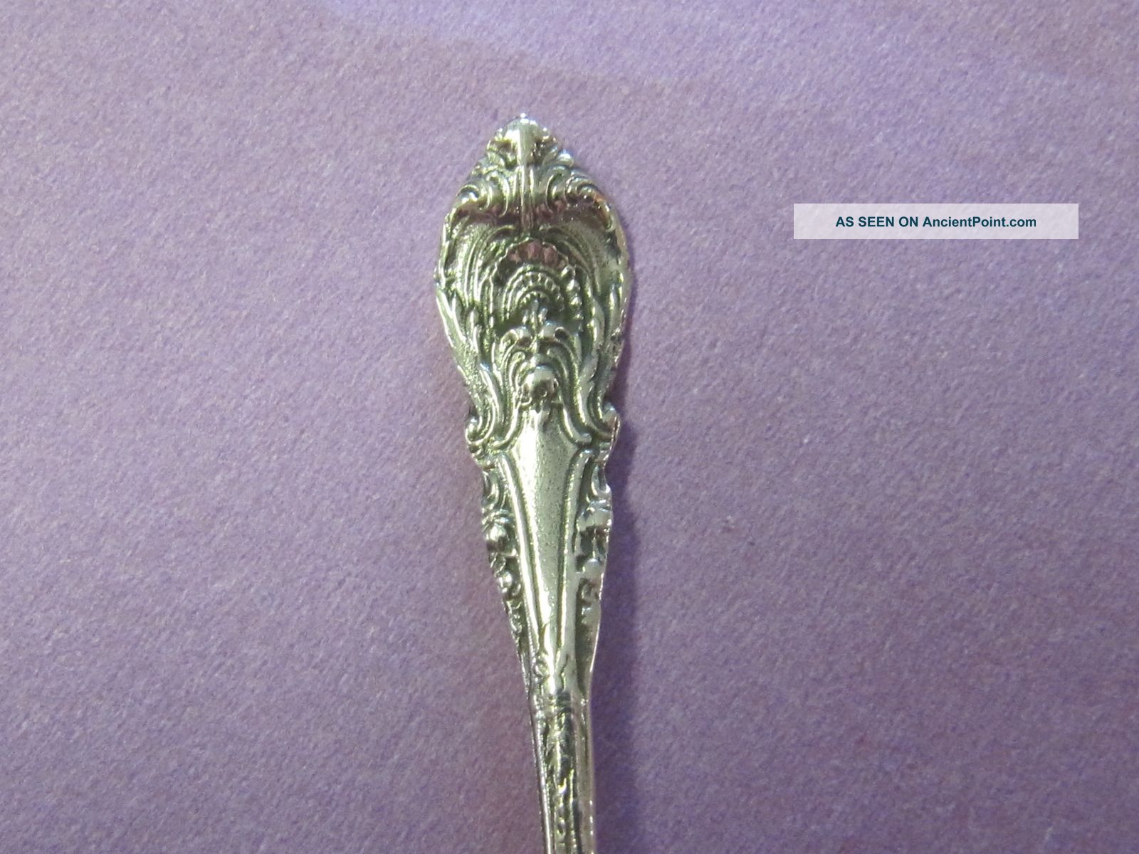 Sir Christopher Design Sterling Silver Salt Spoon - Flatware & Silverware photo