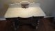 Walnut Victorian Marble Top Table 1800-1899 photo 1