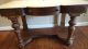 Walnut Victorian Marble Top Table 1800-1899 photo 2