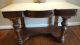 Walnut Victorian Marble Top Table 1800-1899 photo 3