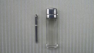 Silver Top Scent Bottle,  Matching Pencil Holder photo
