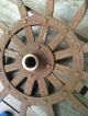 Antique John Deere Rotary Hoe,  Metal Spike Wheel,  Garden Art Sunflower Garden photo 1