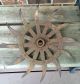 Antique John Deere Rotary Hoe,  Metal Spike Wheel,  Garden Art Sunflower Garden photo 2
