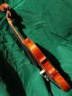 Vintage German Violin E Reinhold Schmidt Strad Model C.  1920 Flamey 1 Piece Back String photo 4
