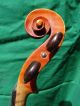 Vintage German Violin E Reinhold Schmidt Strad Model C.  1920 Flamey 1 Piece Back String photo 6