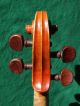 Vintage German Violin E Reinhold Schmidt Strad Model C.  1920 Flamey 1 Piece Back String photo 8