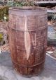 Primitive Barrel Wooden Nail Keg 