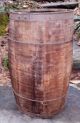 Primitive Barrel Wooden Nail Keg 