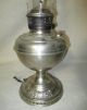 C1800s Bradley & Hubbard B&h Nickle Plated Kerosene Oil Lantern Lamp Converted Lamps photo 1