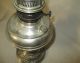 C1800s Bradley & Hubbard B&h Nickle Plated Kerosene Oil Lantern Lamp Converted Lamps photo 2