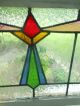 R200 Large Multi - Color English Leaded Stained Glass Window 6 Available 1900-1940 photo 5