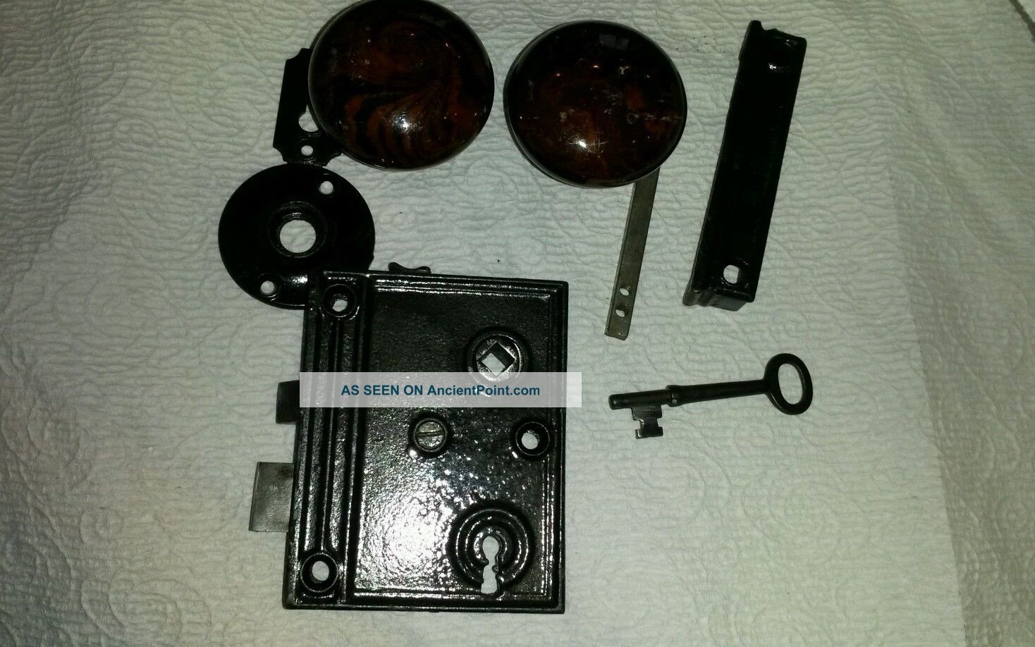 Antique Rim Lock Restored And Complete Locks & Keys photo