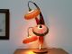 Large Mcm Spaghetti Flying Saucer Shade Walnut Lamp Mid-Century Modernism photo 3