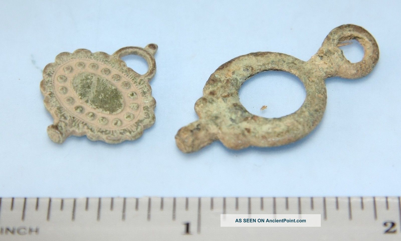 2 X Antique Old Pendant Key (ma) Other photo