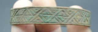 Ancient Viking Copper Alloy Bracelet 9th - 11th Century photo