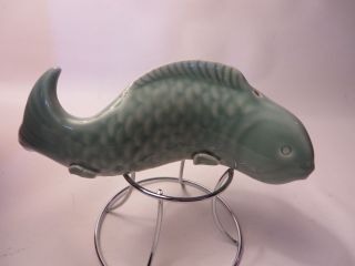 Rare Chinese Antique Porcelain Celadon Lg Fish Water Dropper photo